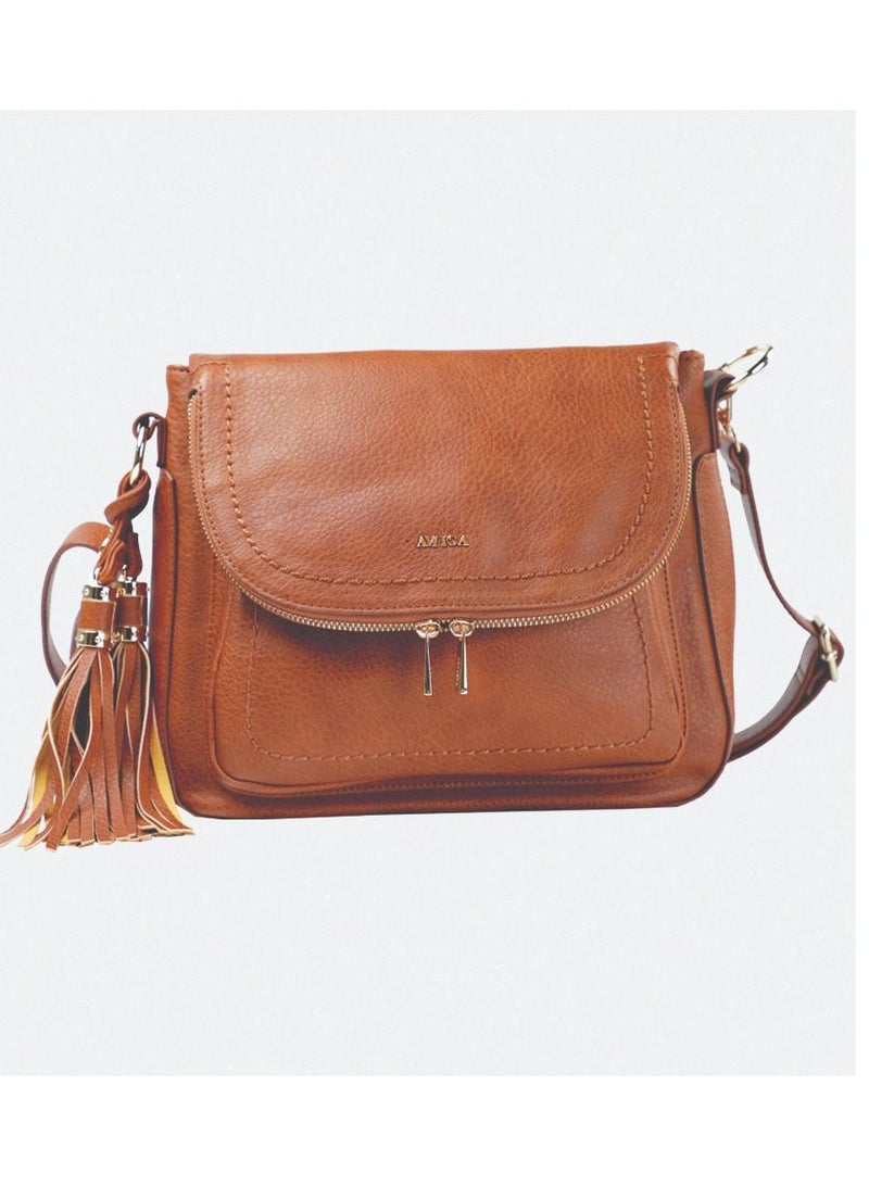 AMICA Carina Leather Cross Body Bag - Image 1
