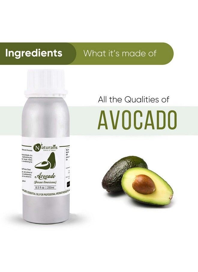 Naturalis Essence Of Nature Pure Cold Pressed Avocado Oil Moisturizer For Dry Skin Body And Hair 250Ml  - Image 3