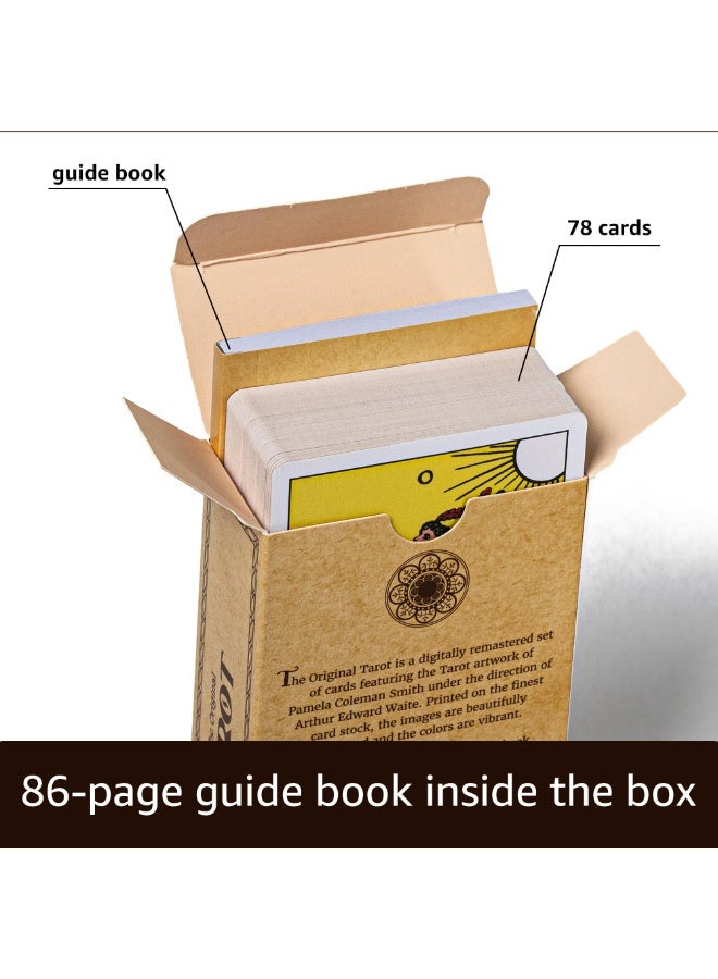 NIBEMINENT The Original Tarot Cards Deck with Guide Book for Beginners, Alternative to Rider Waite Smith - Image 1