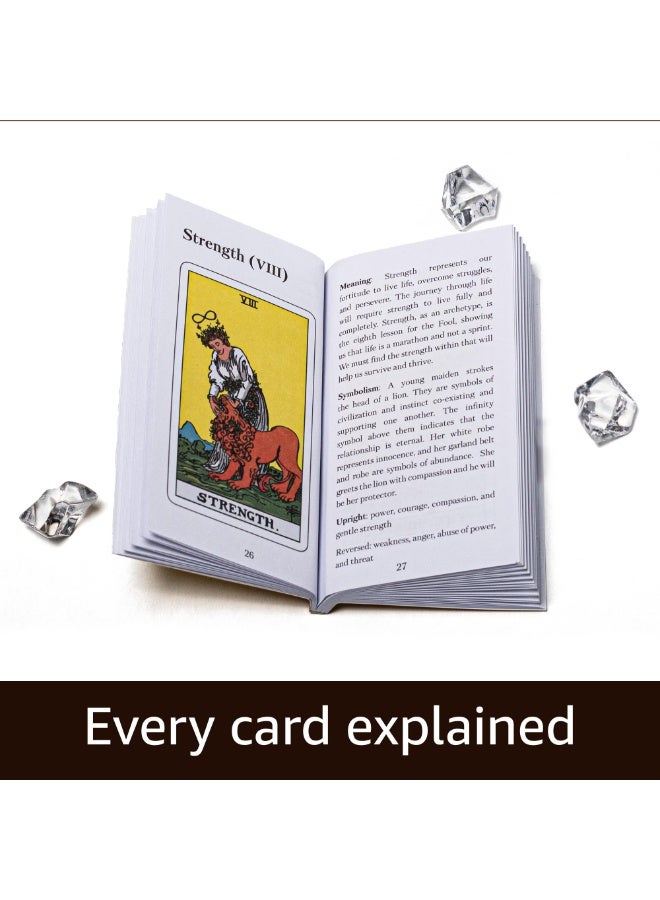 NIBEMINENT The Original Tarot Cards Deck with Guide Book for Beginners, Alternative to Rider Waite Smith - Image 2