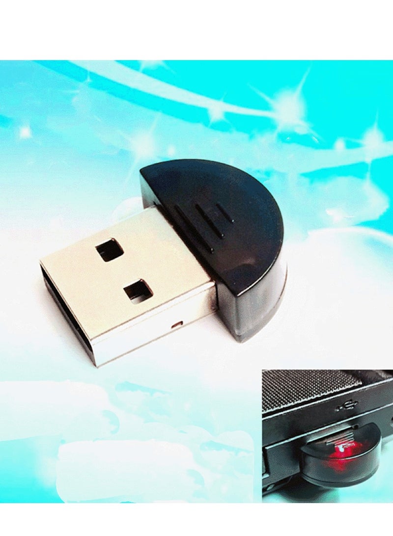 Mini USB 2.0 Wireless Bluetooth Dongle Black ( 22mm x 19mm x 7 mm) - Image 2
