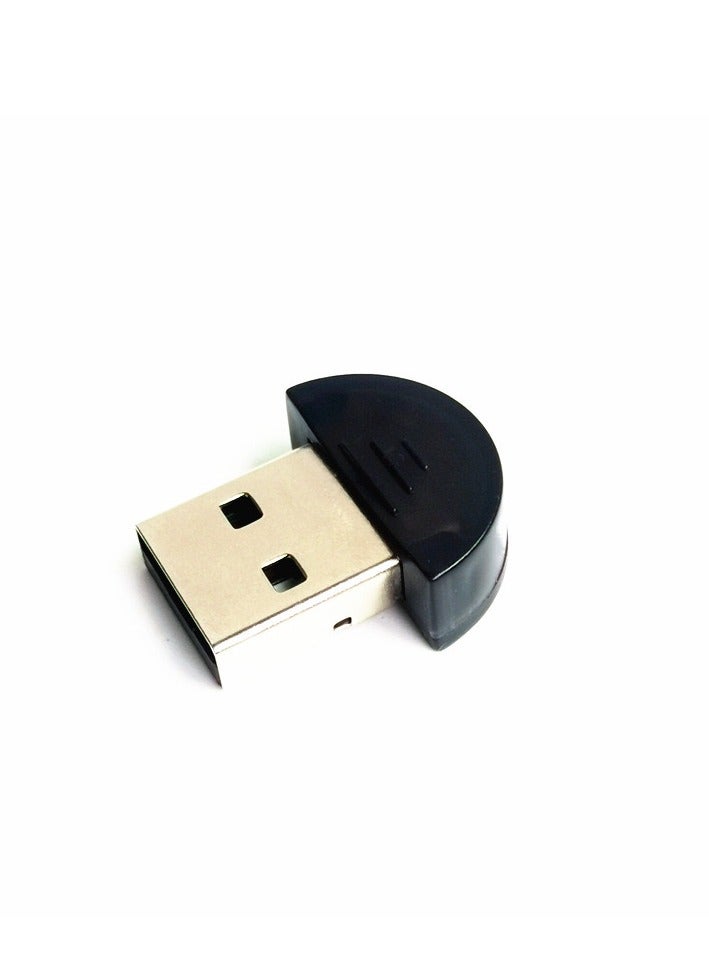 Mini USB 2.0 Wireless Bluetooth Dongle Black ( 22mm x 19mm x 7 mm) - Image 1