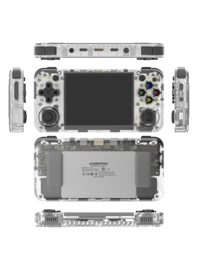 ANBERNIC  RG35XX H Retro Portable Game Console, Support 5G HDMI TV Output, WiFi, Bluetooth 4.2, 3.5" IPS Screen, Built-in Linux System with 64G TF Card 5515 Games White - Image 2