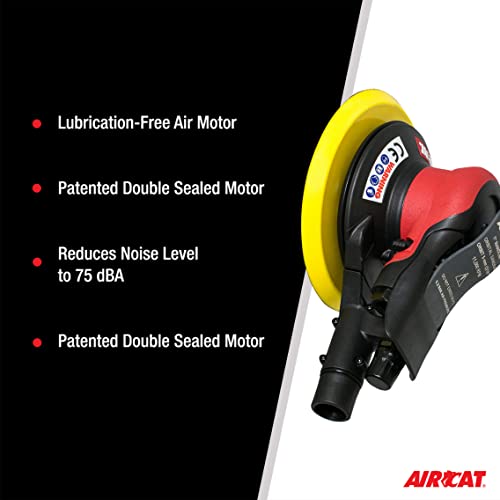 AIRCAT Pneumatic Tools 6700-6-336CV: Central Vacuum Orbital Palm Sander 11,000 RPM - Image 5