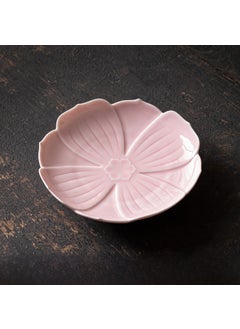 Vintage Ceramic Tea Tray Creative Lotus Snack PlateGreen Lotus small goblet [cherry powder]] Green Lotus small goblet [cherry powder]]