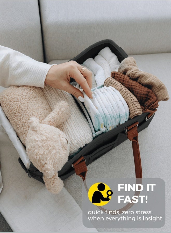 Zenito Portable Diaper Caddy Organizer - Nursery Essential - Image 2