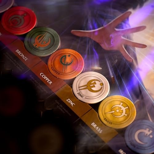 Brotherwise Games Brandon Sanderson's Mistborn Deckbuilding Game - Forge Alliances in Epic Metal-Burning Battles - Cooperative Card Game - Immersive Strategic Gameplay - 1 to 4 Players, Ages 13+ - Image 5