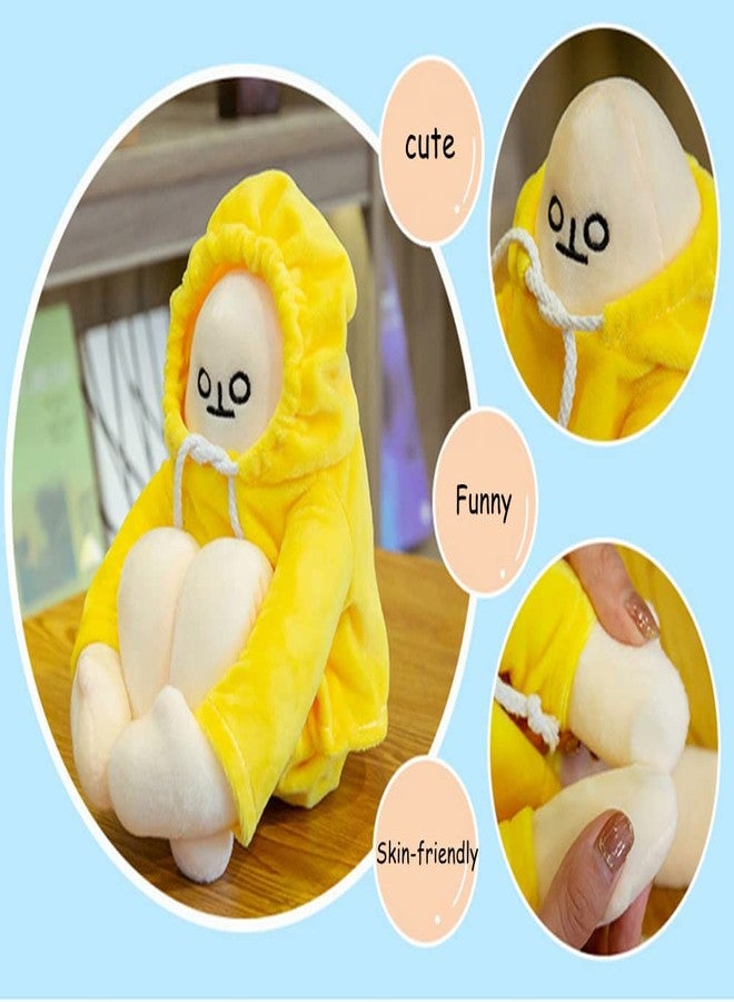 NatureMan 14 Inch Banana Doll Man Plush Banana Pillow Toy with Magnet for Boys & Girls Birthday Gifts - Image 4
