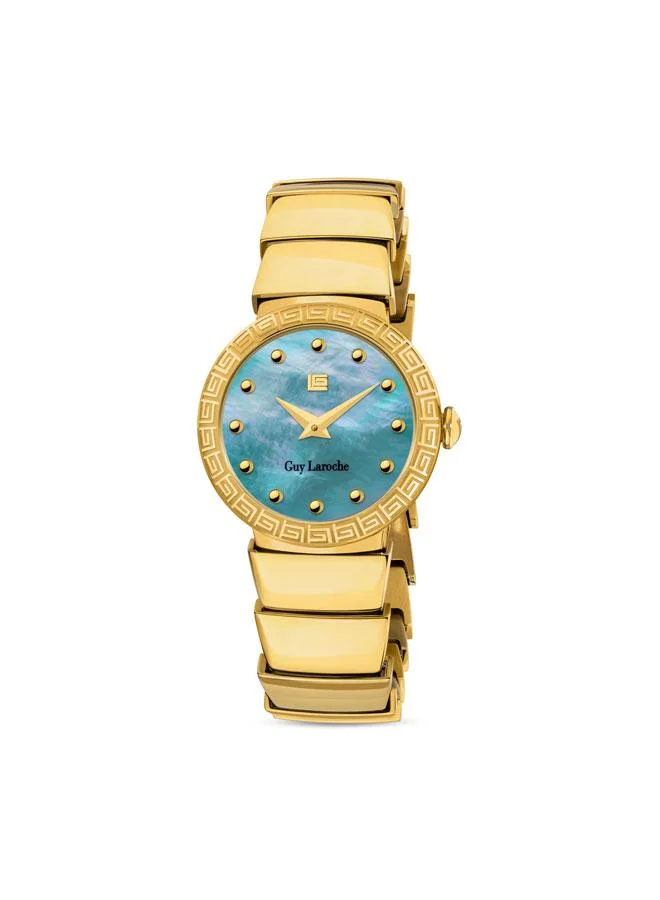 Anna Black Dial Gold Metal Bracelet Analog Watch for Women 28mm