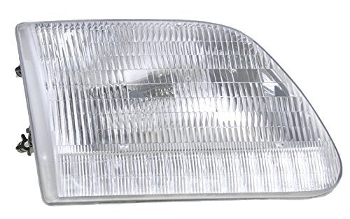 TRQ Driver & Passenger Side Headlight Assembly Set Headlights Driver & Passenger Side Compatible with 1997-2002 Ford Expedition 1997-2003 F-150 2004 F-150 Heritage 1997-1999 F-250 FO2502139 FO2503139 - Image 5