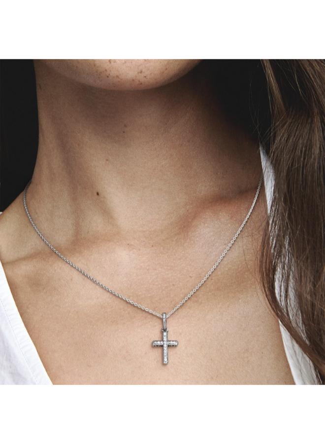 PANDORA Sparkling Cross Pendant - Image 3