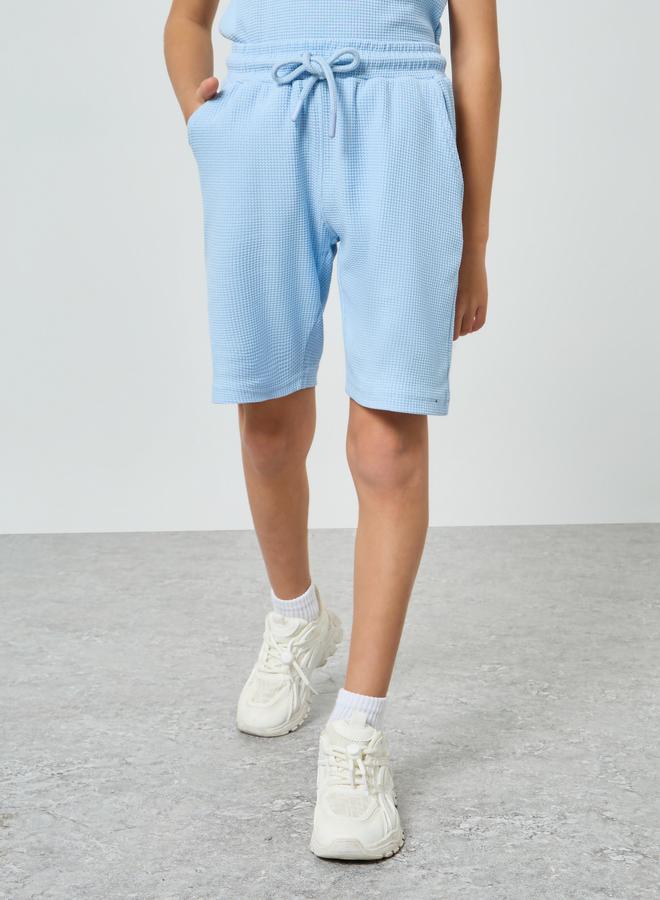 ستايلي طقم أزرق قطني من بولو وشورت للأولاد - Image 5