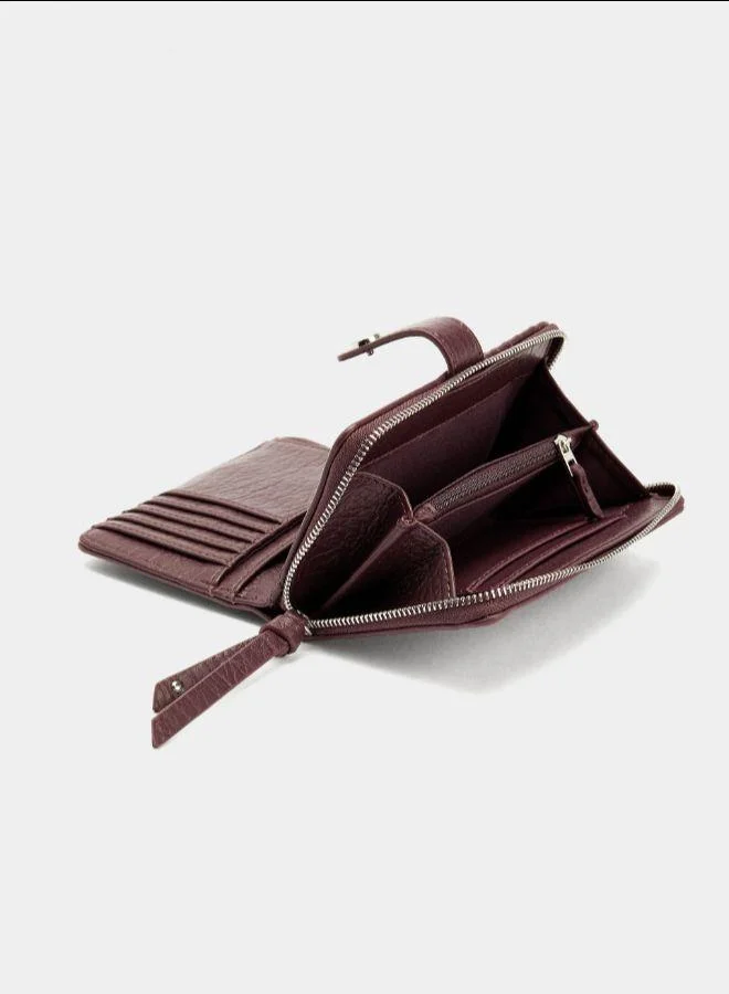 PARFOIS Red Wallet with texture for Women | Best Price UAE