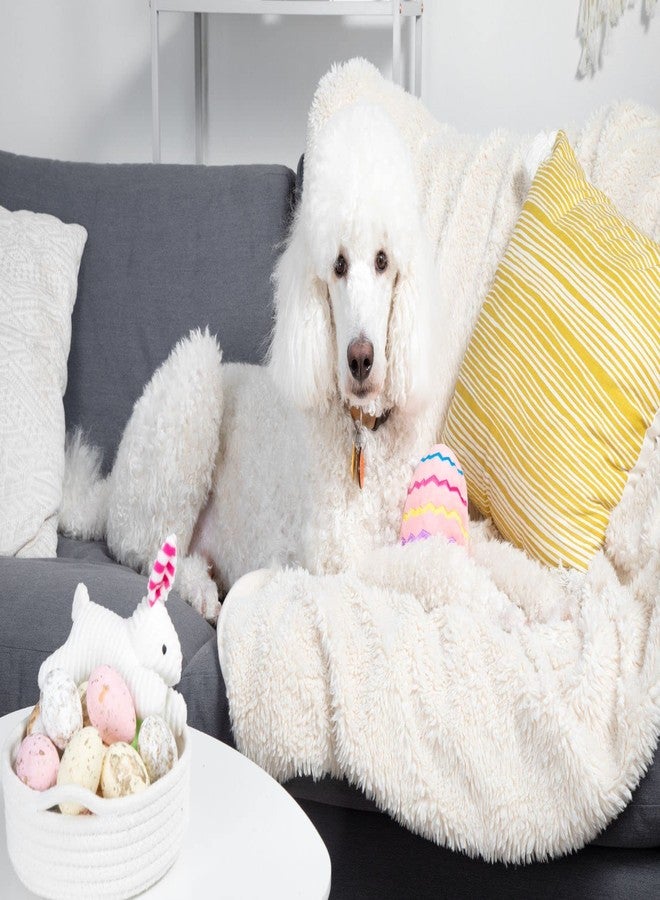 Midlee Easter Egg Plush Dog Toy - Pink (Large) - Image 4