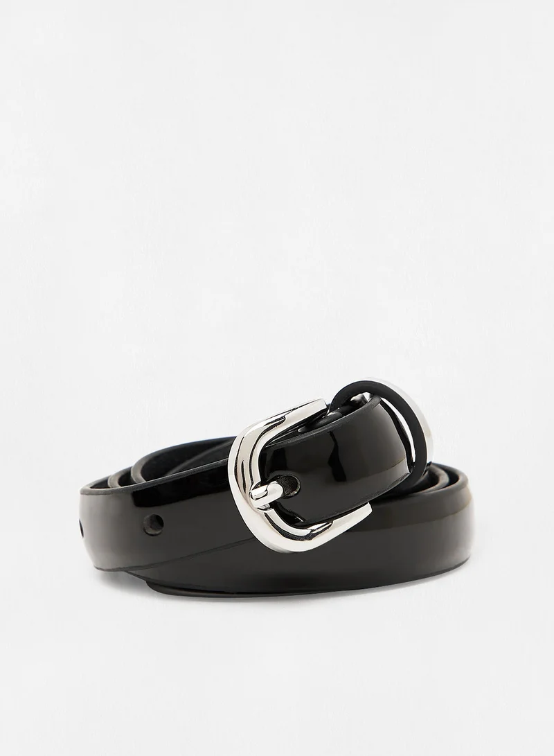 Little Pieces Glossy Belt