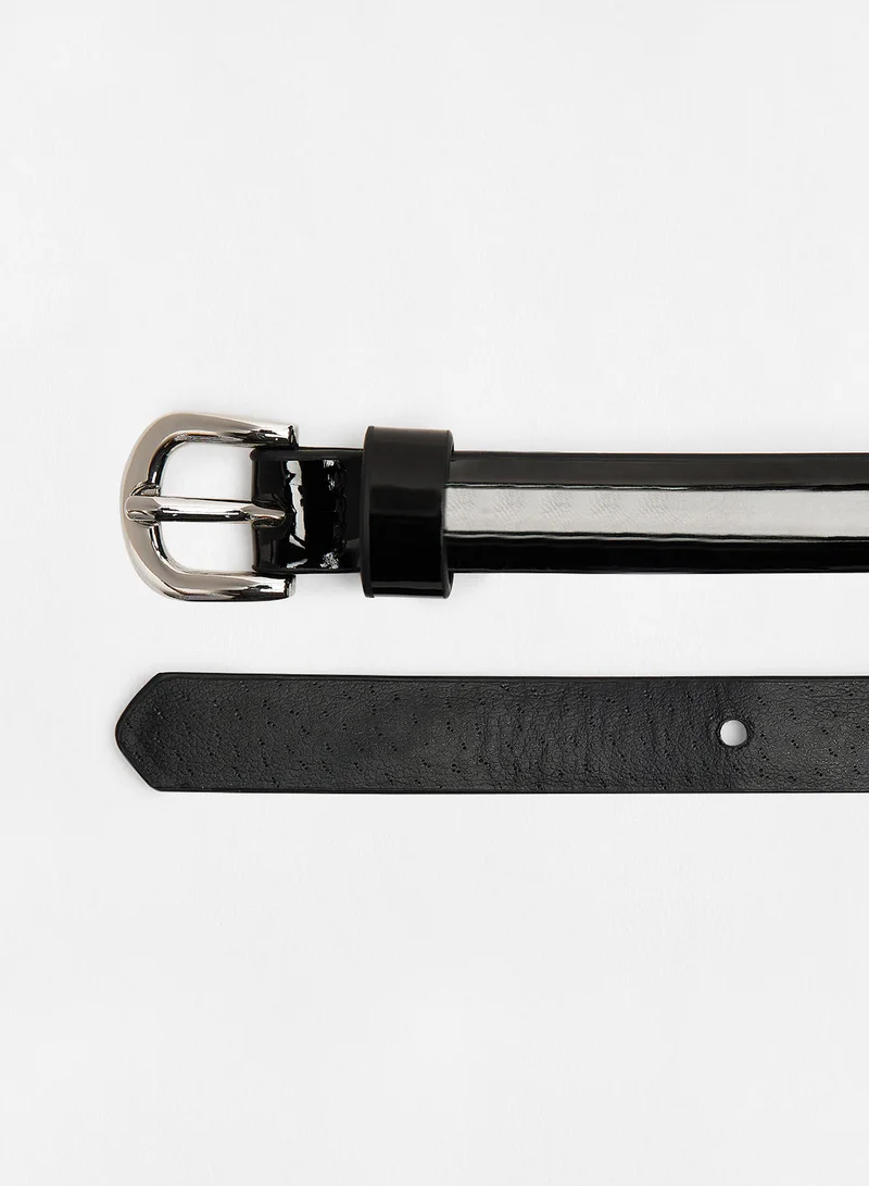 Little Pieces Glossy Belt