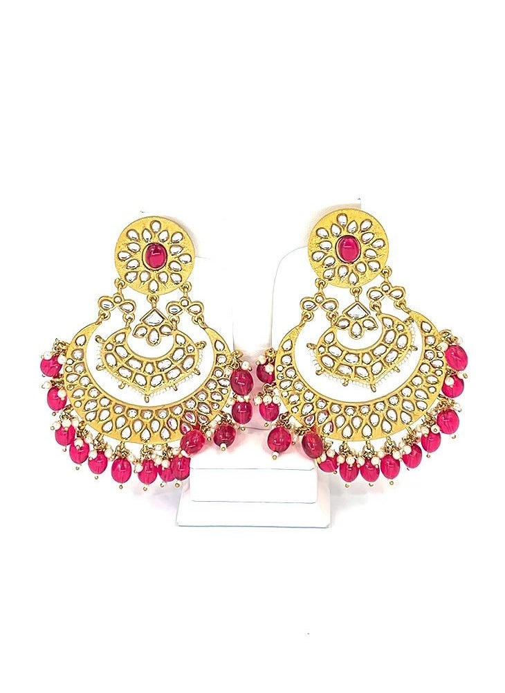 GOHONA - GOHONA Bollywood Style Indian Traditional Jhumka Earring for Women - Image 1
