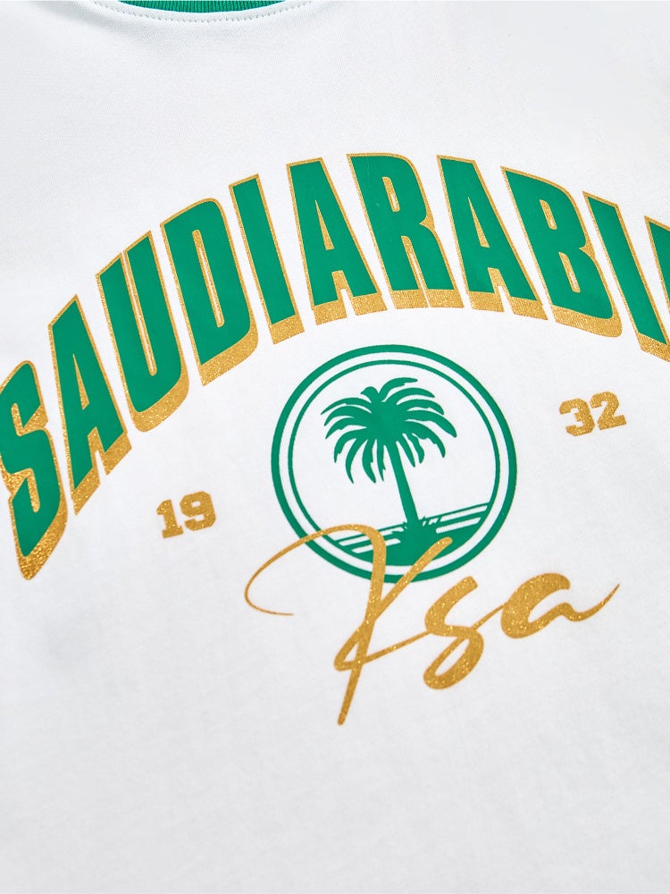 Balabala Unisex Two-Piece Set - Contrast Sleeve T-Shirt And Shorts - Image 4