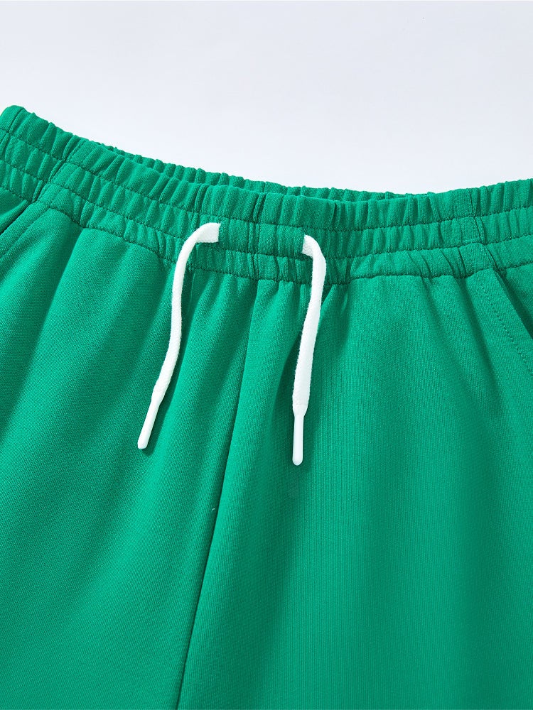 Balabala Unisex Two-Piece Set - Contrast Sleeve T-Shirt And Shorts - Image 5