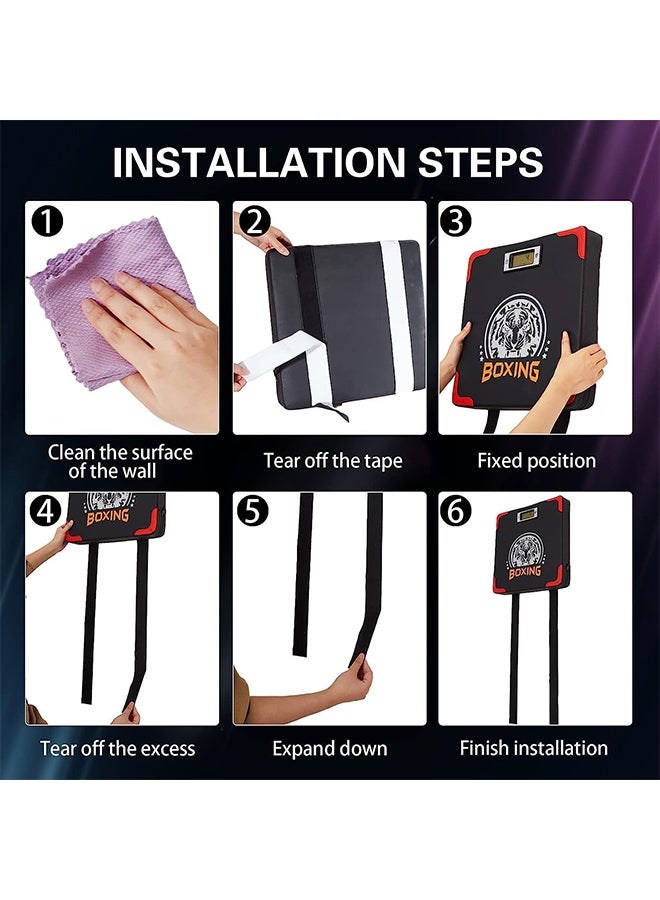 Max Strength Adjustable Punch Force Tester – Boxing Sensor & Wall-Mounted Training Pad Machine - Image 5