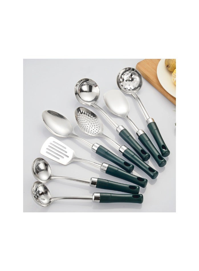 EBMINI New Stainless Steel Spatula Eight Piece Set 