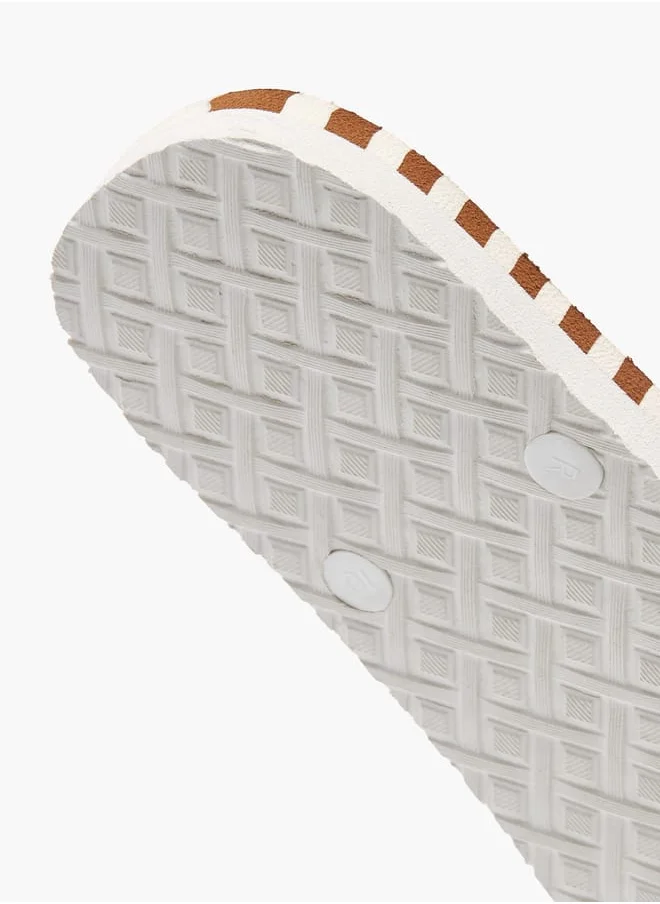 Lee Cooper Mens Printed Thong Slippers