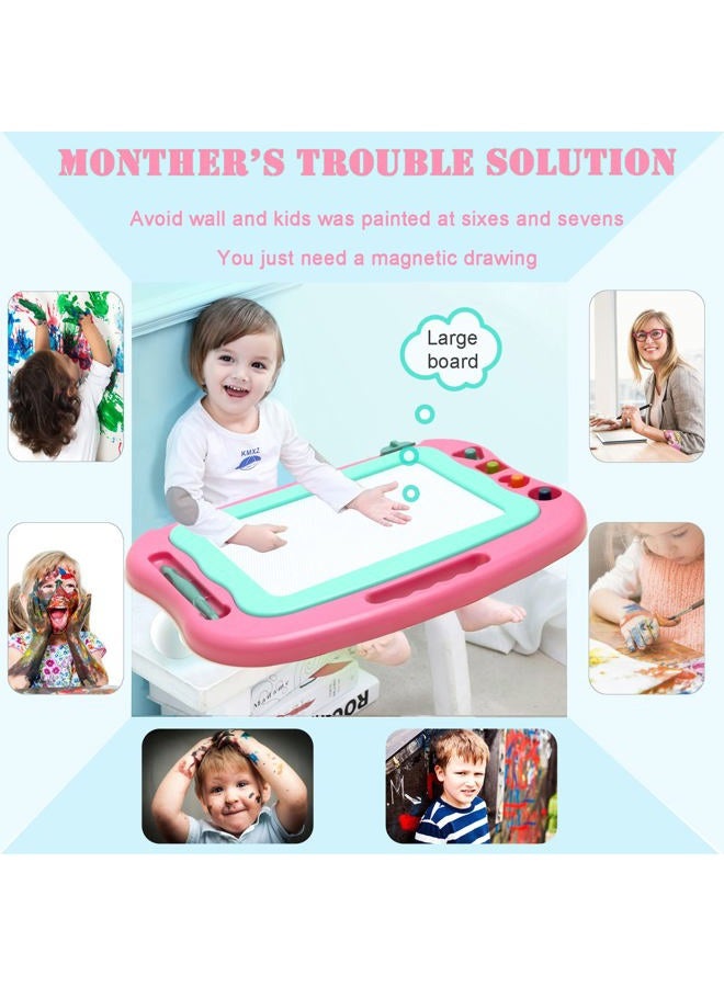 vusum Magnetic Drawing Board Magna Kids Doodle Board,Toddler Toys for Girls Boys 3 4 5 6 7 Year Old,Large Etch A Gifts Sketch Board Colorful Magnet Erasable Pad - Image 2