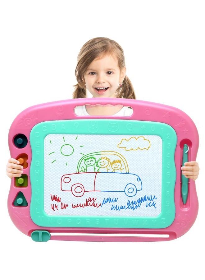 vusum Magnetic Drawing Board Magna Kids Doodle Board,Toddler Toys for Girls Boys 3 4 5 6 7 Year Old,Large Etch A Gifts Sketch Board Colorful Magnet Erasable Pad - Image 1