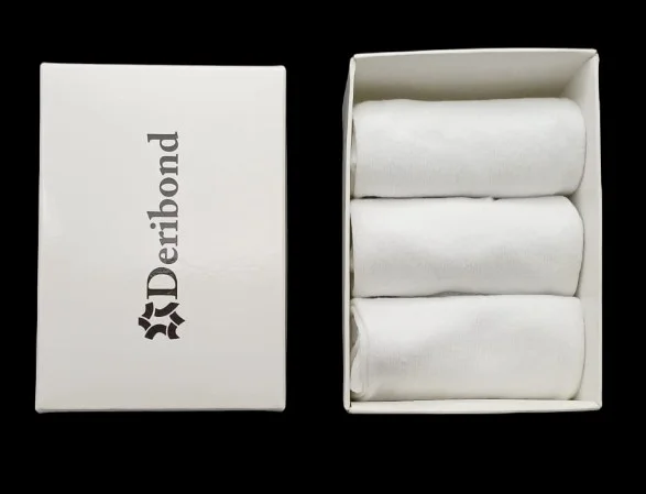 Deribond 3 Piece Ankle Socks Women Cotton White