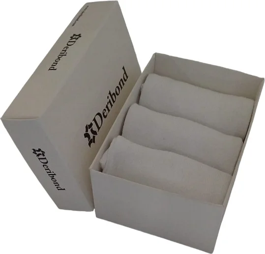Deribond 3 Piece Ankle Socks Women Cotton White