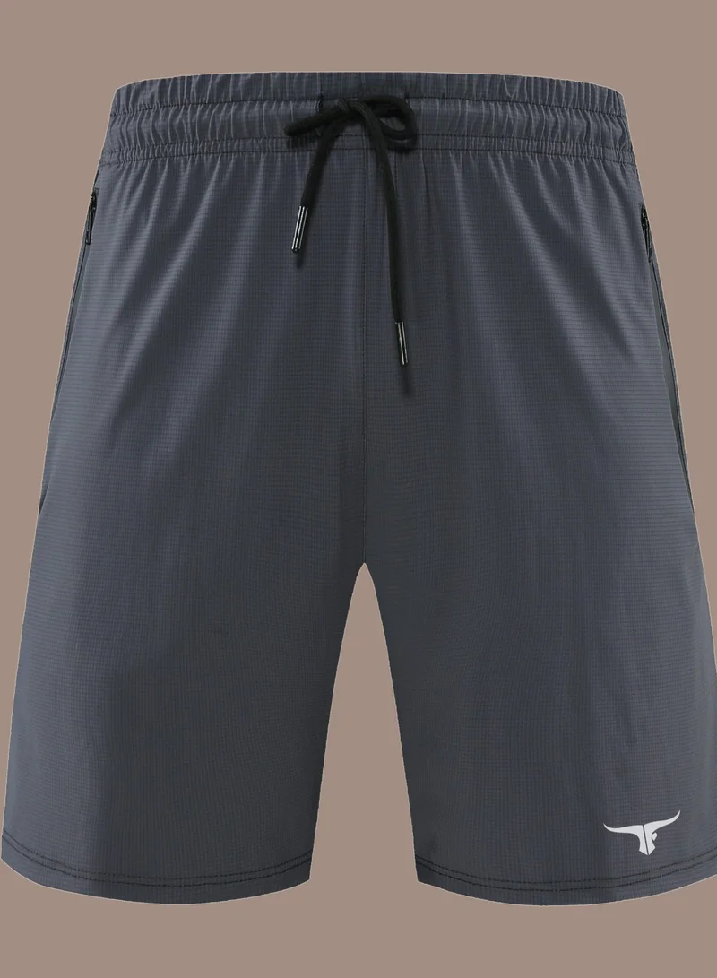 ثوجفيت شورت رجالي من أداء النبض النشط مقاس 11 بوصة - رمادي