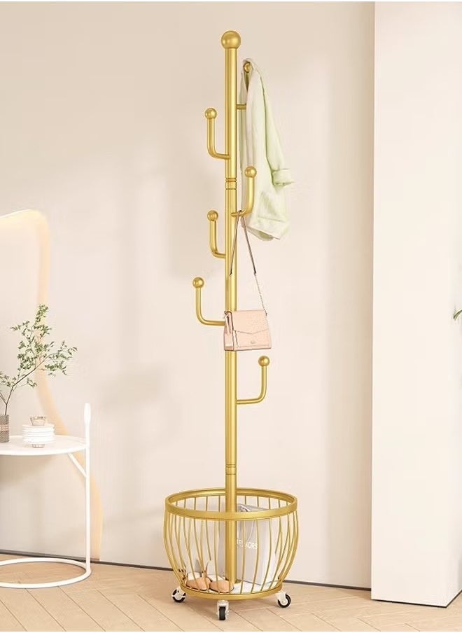 Beauenty Coat Rack Coat Hanger Coat Rack Freestanding Adjustable Height Floor Hanger For Hanging Clothes Hats Bags In Bedroom Living Room And Office  - Image 1