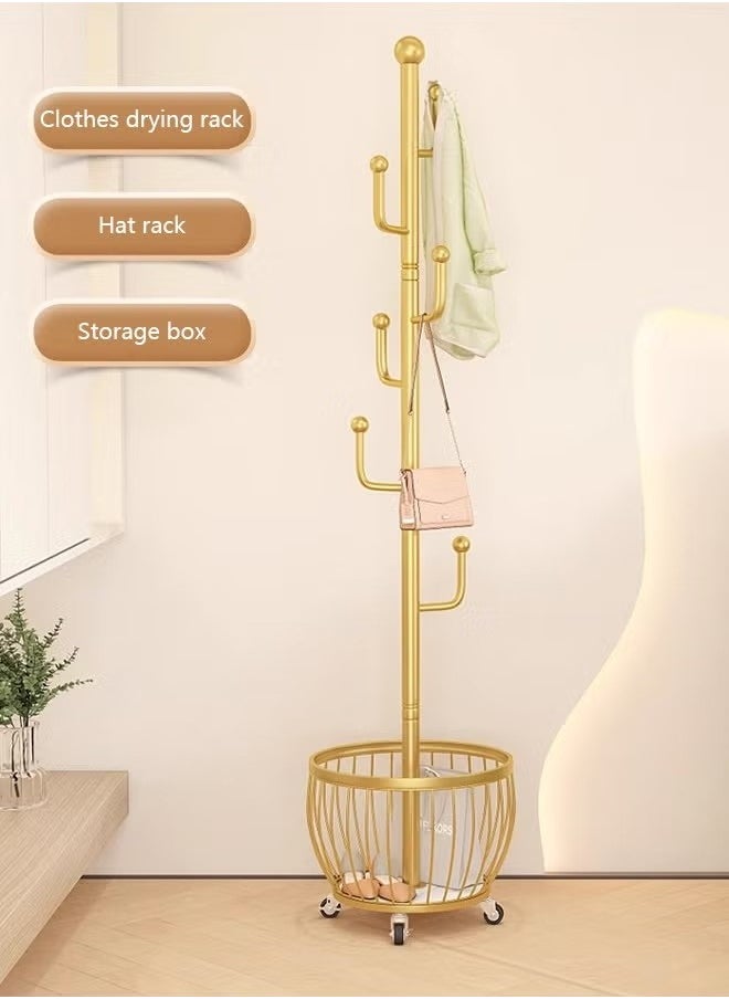 Beauenty Coat Rack Coat Hanger Coat Rack Freestanding Adjustable Height Floor Hanger For Hanging Clothes Hats Bags In Bedroom Living Room And Office  - Image 4