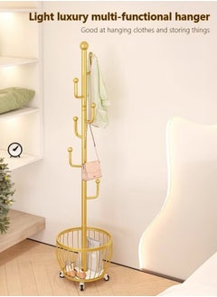 Beauenty Coat Rack Coat Hanger Coat Rack Freestanding Adjustable Height Floor Hanger For Hanging Clothes Hats Bags In Bedroom Living Room And Office  - Image 5