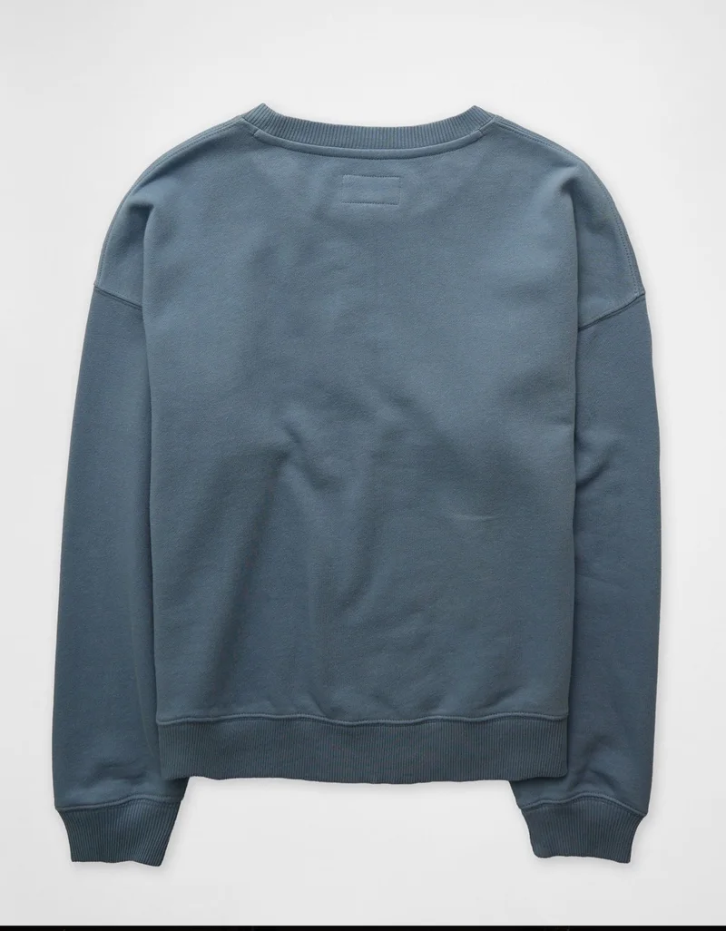 American Eagle  AE Velvet Graphic Crewneck Sweatshirt for Women | Best Price UAE