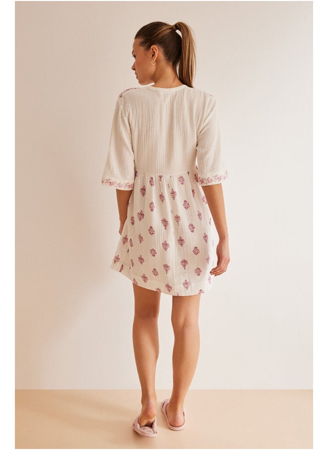 women'secret Boho printed camisole dress  - Image 3