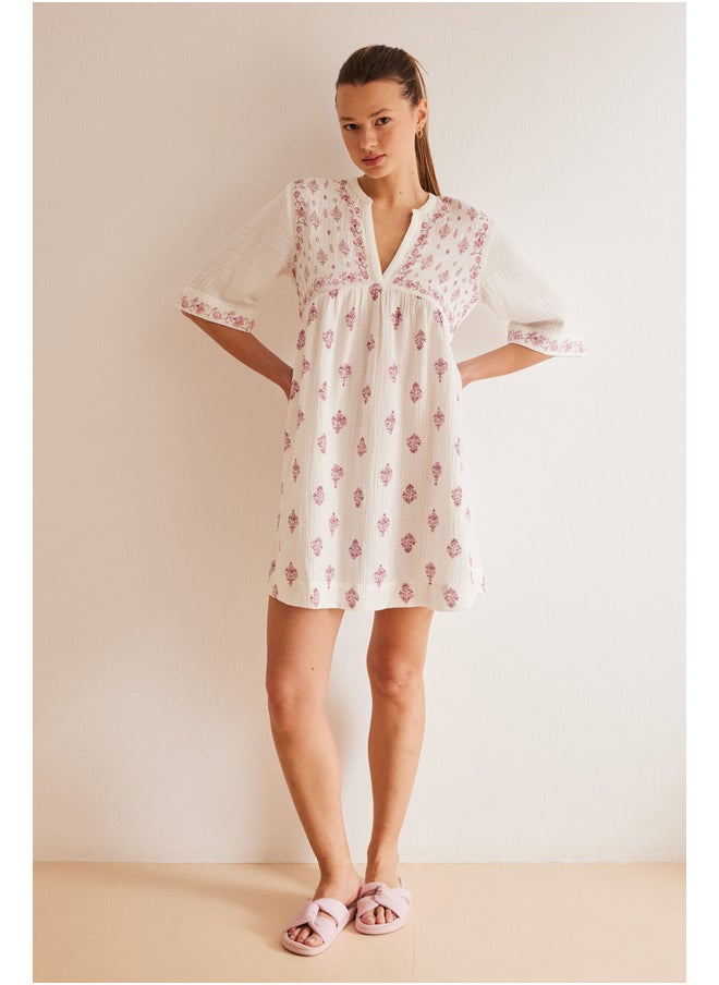 women'secret Boho printed camisole dress  - Image 1