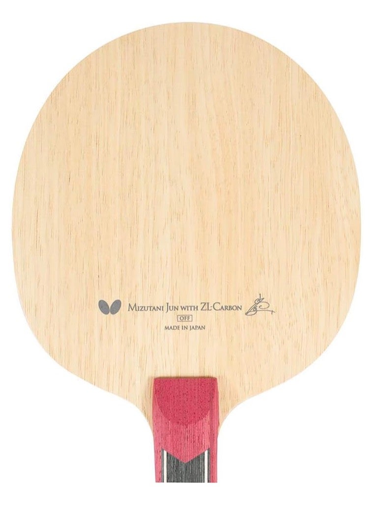 BUTTERFLY Butterfly Jun Mizutani ZLC Table Tennis Blades Professional Butterfly Table Tennis Blade FL (Flared) Handle Styles Made in Japan 4906901155909 - Image 3