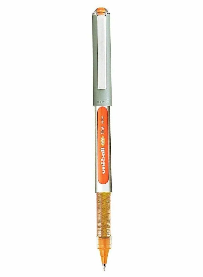 Uniball UNI-Ball Eye Fine Ub157 Rollerball Pen Orange - Image 1