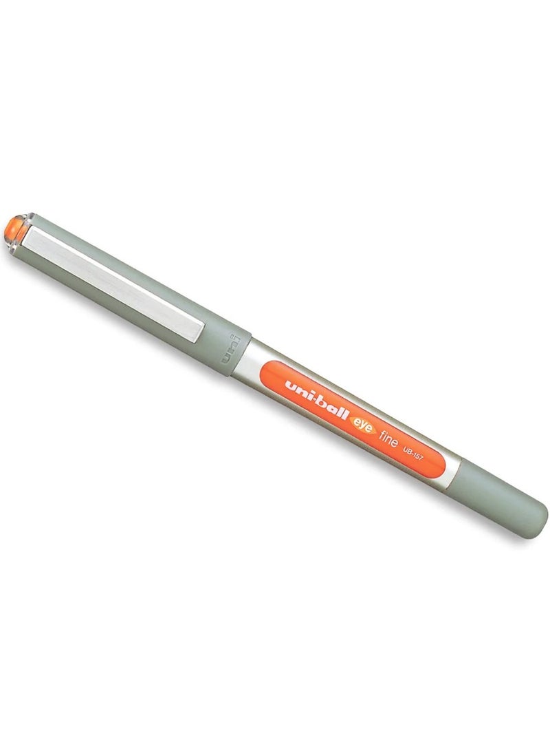Uniball UNI-Ball Eye Fine Ub157 Rollerball Pen Orange - Image 3
