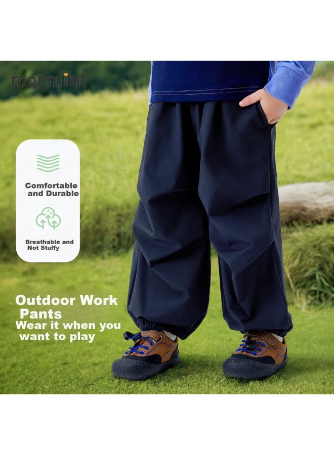 Mqdmini Children's Clothing, Boys And Girls Casual Pants, Kids' Sports Trousers, Simple Paratrooper Pants - Image 1