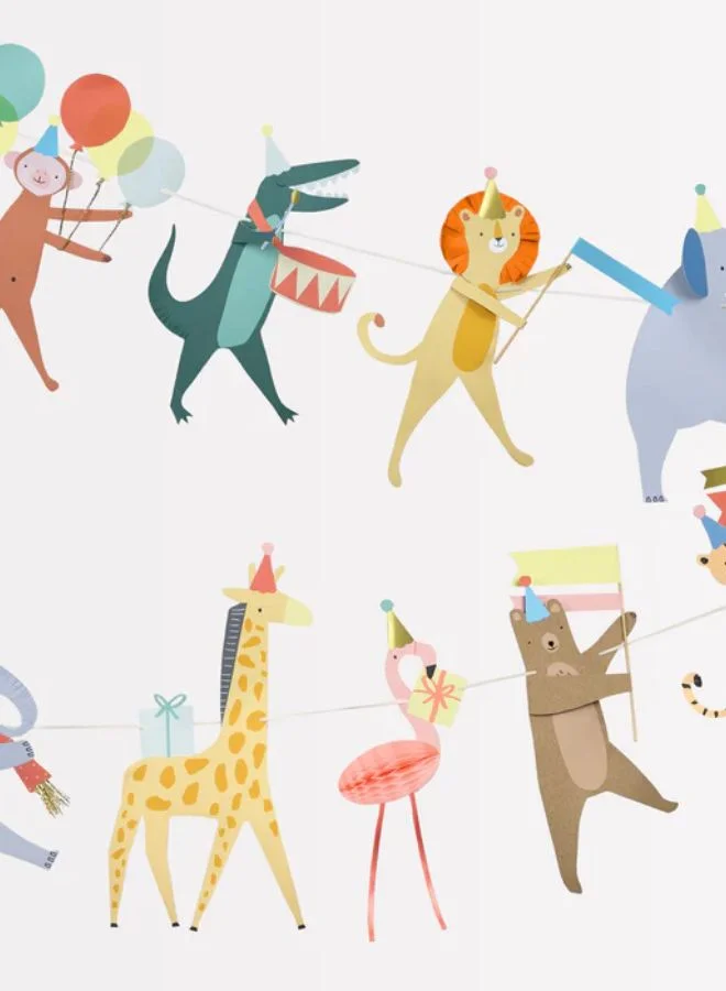 Meri Meri Animal Parade Garland