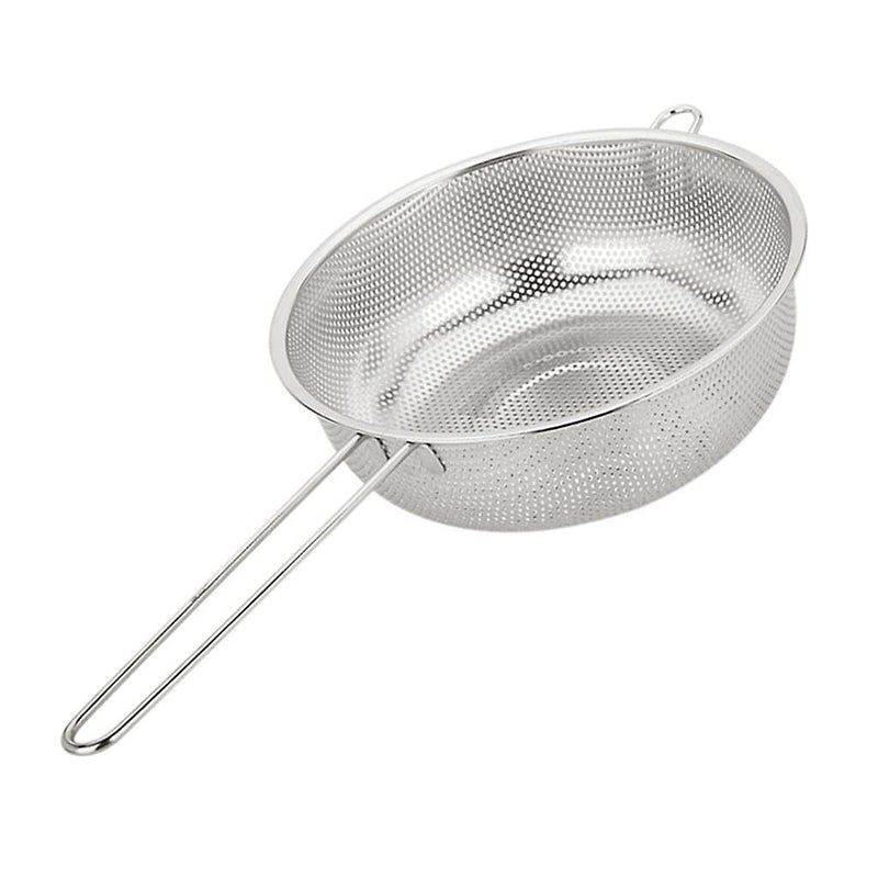 Gyanadh Deep Fry Basket for Frying Food Pasta Spaghetti Noodles with Long Handle Stainless Steel Kitchen Strainer Colander Fine Mesh Strainer Fruits Vegetables Washing Bowl Fry Basket Skimmer - Image 2