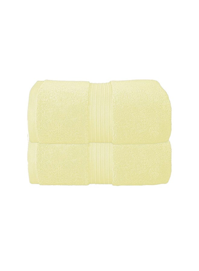 Home Smart Home Smart Premium Towel Set, 7-Towels | 100% Cotton Ultra Absorbent, Lightweight, Soft, Quick-Drying | The perfect set of hand, face and bath towels. Ideal towels for individual, hotel home and family. (Cream)  - Image 3