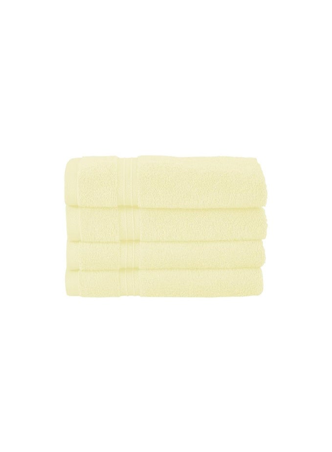 Home Smart Home Smart Premium Towel Set, 7-Towels | 100% Cotton Ultra Absorbent, Lightweight, Soft, Quick-Drying | The perfect set of hand, face and bath towels. Ideal towels for individual, hotel home and family. (Cream)  - Image 2