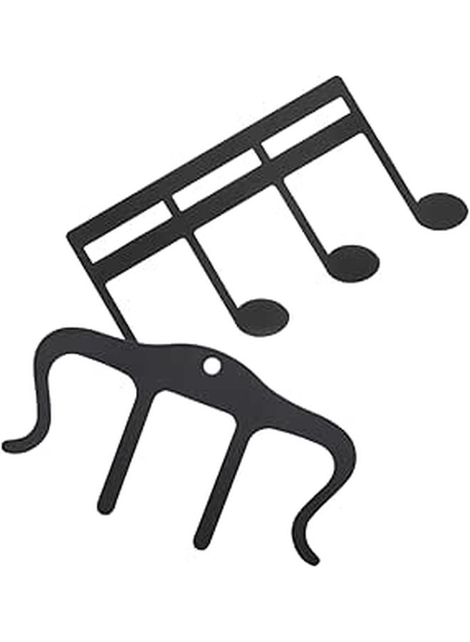 2pcs Metal Sheet Music Book Clips Decorative Page Holders for Composers - Image 1