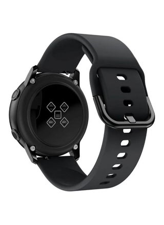 Silicone Strap 20mm Band Compatible with Samsung Galaxy Watch 7 / Watch 6 / Watch 5 / Watch 4 / Active 2 Black - pzsku/ZC68AE5065D04FC2422EBZ/45/_/1677831999/44ea7a4f-ba8b-4769-928b-81f53eeb8d05