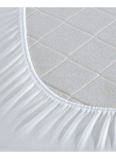 MODELHOME Fitted Quilted Water Liquid Proof Mattress Protector  - Image 2