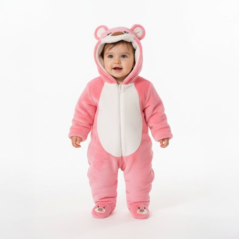 Cloud Fashion Fluffy Bear Jumpsuit - Image 4
