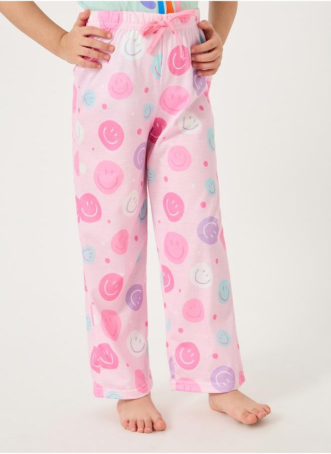 Styli Styli Printed Short Sleeve T-Shirt and Pyjama Set  - Image 4